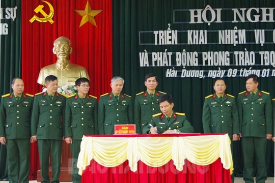 Bộ Chỉ huy quân sự tỉnh Hải Dương phát động phong trào thi đua Quyết thắng năm 2023